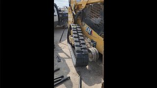 Caterpillar 259D3 Skid Steer, Track Replacement