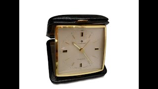 German folding alarm clock JUNGHANS #AntiqueClocksDepot