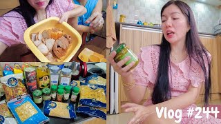 Vlog #244 - Shopee Haul + Grabe ung Free na nakuha sa Shopee + Nasarapan sa Sardines Pasta