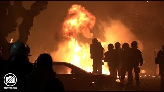 Affrontements avec la police à Exárcheia - Athènes 06/12/17