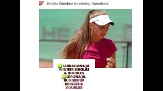 🎥Alice Ferlito, second ITF junior title this season. 🏆CT.Tarragona.