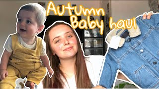 AUTUMN BABY CLOTHES HAUL| teen mum