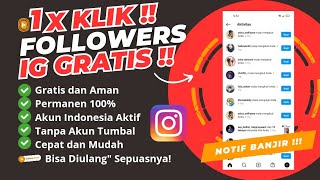 Cara Menambah Followers Instagram Gratis Tanpa Akun Tumbal Permanen