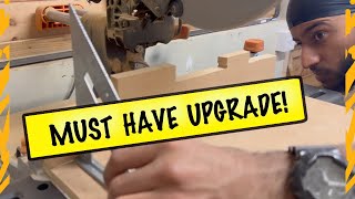 Mitre Saw DIY Zero Clearance Fence