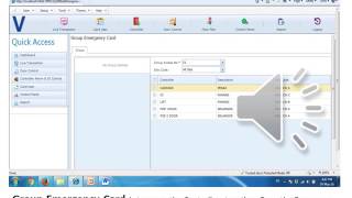 Group Emergency Card