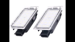 2PC Car License Plate Light Signal Indicator Lighting Professional Headlights Accessories for