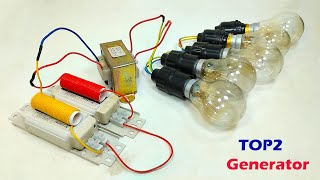 Simple Top2 Free Electricity 60000KW How To Make Free Energy Generator At Home