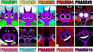 Incredibox Sprunki ALL Phases - Phase 1 VS Phase 2 VS Phase 3 VS Phase 4 VS Phases 5-10