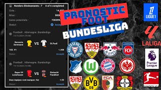 🇩🇪PRONOSTIC FOOT : Mes top 6 pronostic 🇩🇪BUNDESLIGA (JOURNÉE 7)