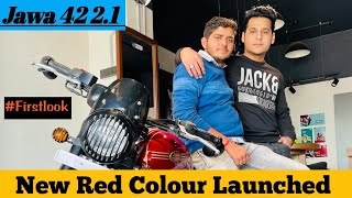 Jawa 42 2.1 New Red Colour Launched Today #jawa #jawa422.1 #Sikar