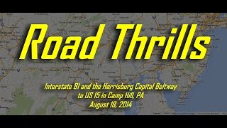 Interstate 81 and the Harrisburg, PA Capital Beltway to US 15 in Camp Hill