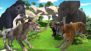 Prehistoric Mammals vs Modern Mammals | Animal Revolt Battle Simulator