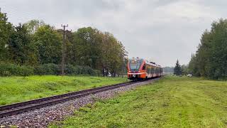 Stadler Flirt 2431 in Tartu/ Штадлерский дизель-поезд 2431 в Тарту