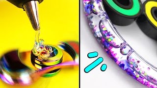 DIY LIQUID FIDGET SPINNER!