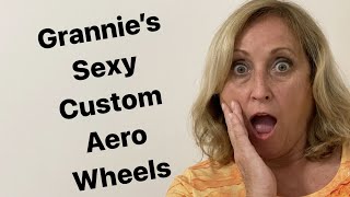 Grannie's Sexy Custom  Tesla Model 3 Aero Wheels