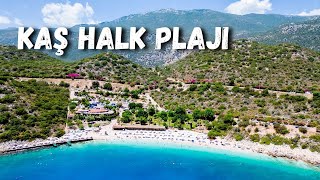 Kaş Halk Plajı - Kaş Nerede Denize Girilir? - Kaş Gezilecek Yerler - Kaş Antalya Turkey