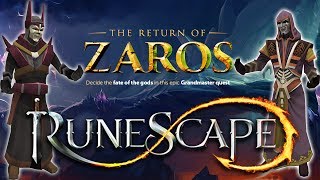 RuneScape 3: Fate of the Gods - New Quest - The return of Zaros! [Playthrough/Guide + Voices] - HD