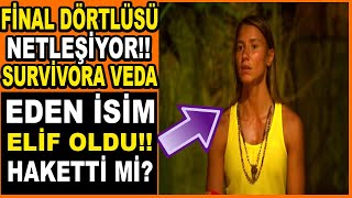 Survivor'a Veda Eden İsim Elif Oldu! Haketti Mi? Son Sözleri Duygulandırdı...