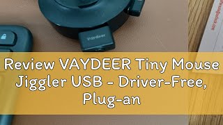 Review VAYDEER Tiny Mouse Jiggler USB - Driver-Free, Plug-and-Play Mouse Mover with ON/Off Switch