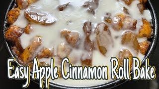 Easy Apple Cinnamon Roll Bake