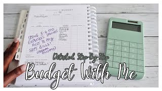 DETAILED, STEP BY STEP, BUDGET WITH ME| ZERO BASED BUDGETING| TAYLORBUDGETS