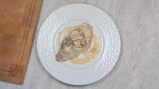 Escalope de veau à la crème