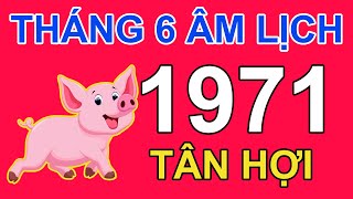 Tử Vi Tuổi Tân Hợi 1971 Trong tháng 6 năm 2024 âm lịch Giáp Thìn | Triệu Phú Tử Vi