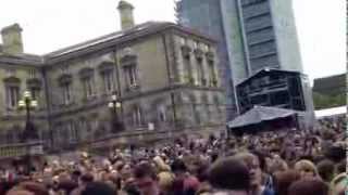 Belsonic 2012: The crowd singing 'All Time Low - Lost in Stereo'