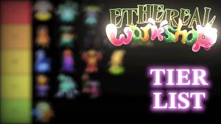 ETHEREAL WORKSHOP Tier List! - My Singing Monsters