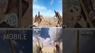 (Dont Forget to Subscribe)codm Dual Sai Melee weapon PC VS Mobile #codm