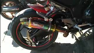 Ninja 250 modified exhaust