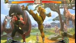 SSF4 o Rico Suave o (BISON) o Vs o l2aMbO o (SAGAT)