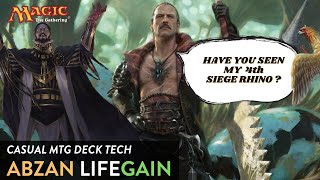 MTG DECK TECH 42: ABZAN LIFE GAIN with Vito Thorn of the Dusk Rose, Chevill and Griffin Aerie