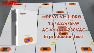 REVO VM II PRO  1.6/3.2/4/6KWAC   Volatge:230VAC   In production test!