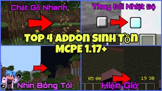 Top 4 Addon Hữu Ích Cho Sinh Tồn [BoHarry_VN] Trong MCPE 1.17+