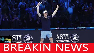 World No  1 Jannik Sinner clinches title with dominant win over Taylor Fritz