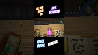 #minecraft #allthemods10 Ars Nouveau spell book block breaker