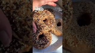 High Protein Bagels with Silken Tofu and Spelt Flour | Easy, No-Yeast Recipe! #shorts #plantbased