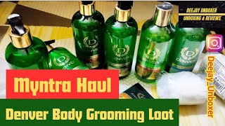 Denver Body Grooming Products | Myntra Haul | Heavy Discounts #myntra #grooming