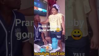 prank on hubby gone wrong 😂 #shorts #prank #couplegoals #goviral