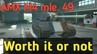 WORLD OF TANKS BLITZ. AMX. M4. mle .49 WORTH IT. 3 BATTLES.