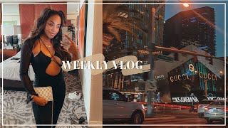 TRAVEL VLOG | Come to VEGAS with me! + Zara Basics Haul