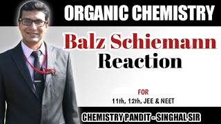 Balz Schiemann Reaction || Organic chemistry name reaction || Chemistry Pandit Singhal Sir