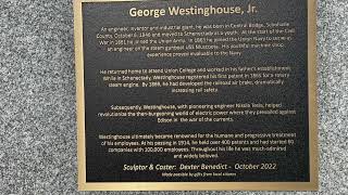 Plaques on George Westinghouse Memorial