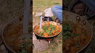 Desi Chicken #cooking #chicken #camping #food #shorts