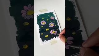 Day 4 of #gouachepainting #art #gouache #artjournal #painting #paintingtutorial #arttutorial #shorts