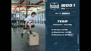 Bohemian Throwdown 2024 - Qualification workout 1 -. team