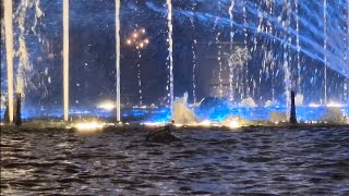 Performance Lake At Wynn Macau Nozzles Closeup (Run Without Care)