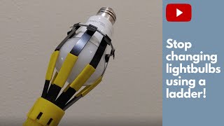 DIY change a lightbulb without a ladder 2021