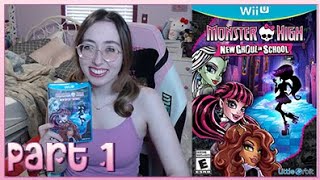 Monster High: New Ghoul in School ♡ Part 1 ♡ Twitch Highlight